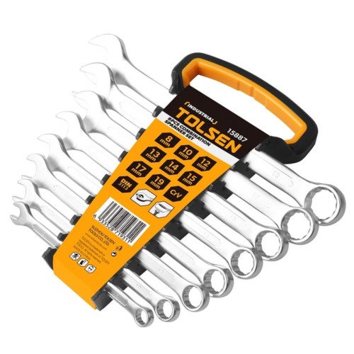 Набор комбинированных ключей TOLSEN TT15887 8-19 мм, 8 пр.
