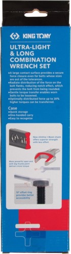 Набор комбинированных ключей KING TONY 12A08MRS 8 пред. - изображение 3