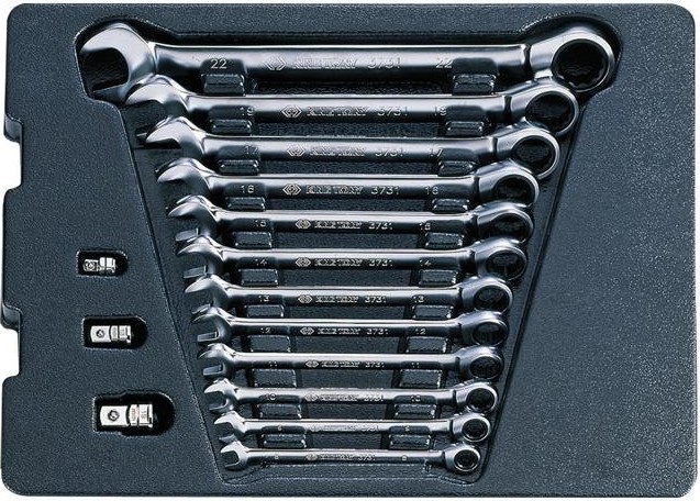 Набор комбинированных ключей KING TONY 15 предметов ложемент 9-10115MR 9-10115MR