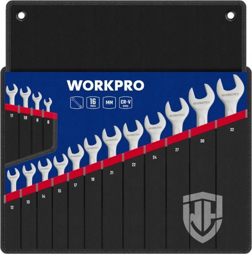 Набор комбинированных ключей WORKPRO WP202503 16шт. (6-32мм)