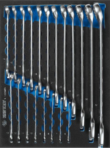 Набор комбинированных ключей KING TONY 9-12D20MRV ложемент, 20 предметов