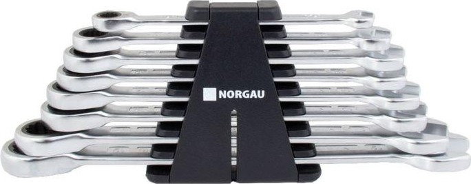 Набор комбинированных трещоточных ключей Norgau тип NWS7R с 8 предметов 060240908