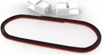 Набор коннекторов GAUSS BT401 basic : 2 клипсы, провод 30мм, 8-10 мм, ip20 - изображение 2