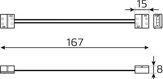 Набор коннекторов GAUSS BT436 basic для led-ленты 10 mm 5050 ip65 - изображение 3