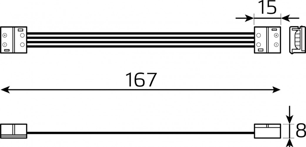 Набор коннекторов GAUSS BT437 basic для led-ленты 10 mm rgb 5050 ip65 - изображение 3
