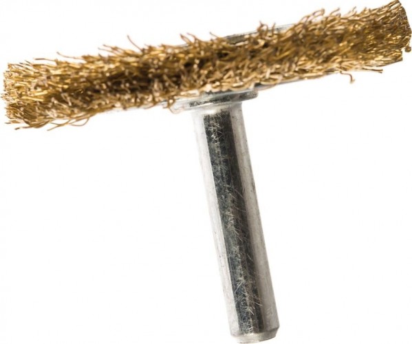 Набор кордщеток ПРАКТИКА  для дрели, мягкие, 3 шт. 773-491 - изображение 4