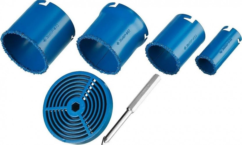 Набор коронок c карбид-вольфрамовым нанесением ЗУБР 6 предметов  33350-H6_z01 33350-H6_z01 - изображение 4