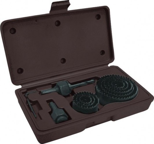 Набор коронок по дереву Biber 71311 19-64мм в кейсе (11шт) тов-069427