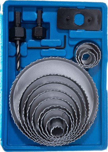 Набор коронок по дереву ЗУБР 15 предметов, 19-127 мм  29554-H15_z01 Эксперт 29554-H15_z01 - изображение 4