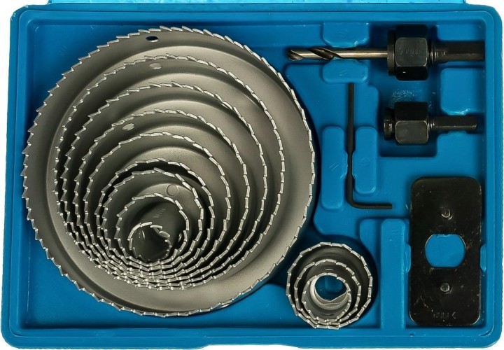 Набор коронок по дереву ЗУБР 15 предметов, 19-127 мм  29554-H15_z01 Эксперт 29554-H15_z01 - изображение 3