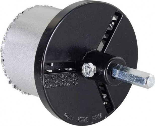 Набор коронок ВИХРЬ 33-53-67-73 мм алмазных по керамической плитке 73/10/9/4 - изображение 3