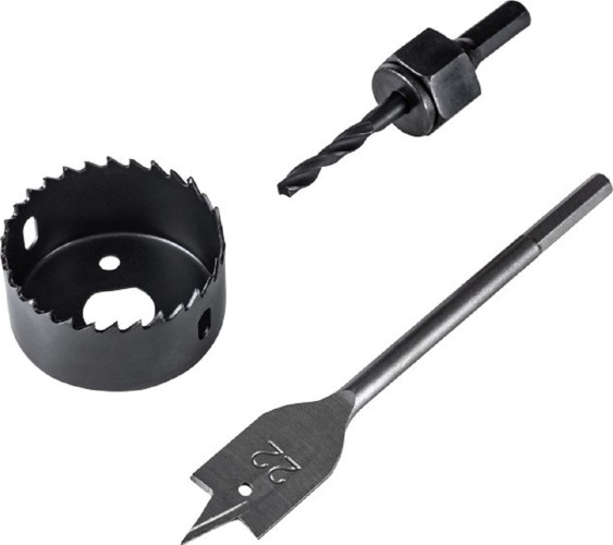 Набор Kranz KR-92-0263 для установки врезных замков, 22 мм/54 мм - изображение 2