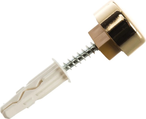 Набор крепления ЕВРОПАРТНЕР для зеркала, золото гладкое (1 шт.), блистер 87652 - изображение 2