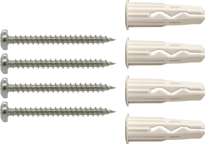 Набор крепления ЕВРОПАРТНЕР для аксессуаров в ванной комнате (1 компл) KM 1800 1