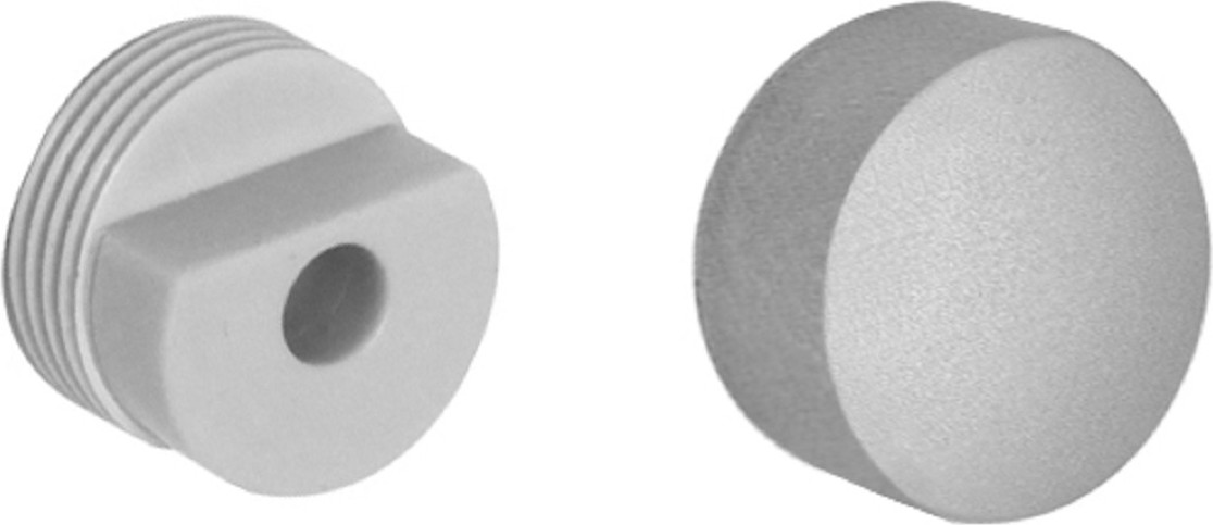 Набор крепления ЕВРОПАРТНЕР для зеркала, колпачок + втулка, хром матовый (200 шт) пром 89328