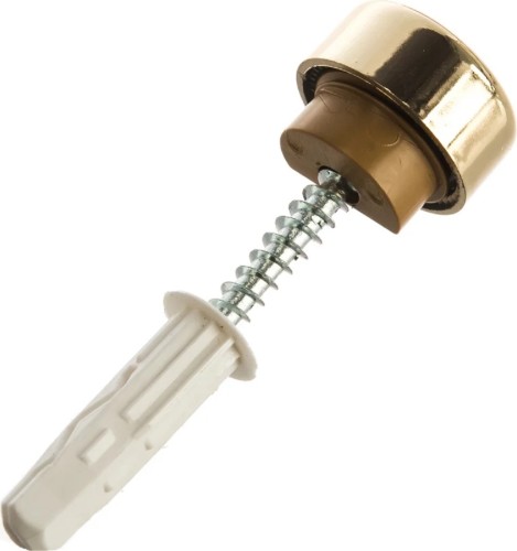 Набор крепления ЕВРОПАРТНЕР для зеркала, золото гладкое (1 шт.), блистер 87652 - изображение 4