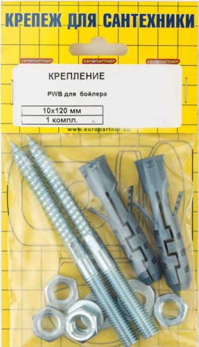 Набор крепления ЕВРОПАРТНЕР PWB 10х120 для бойлера (50 шт.) 76062478