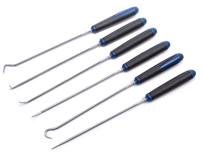 Набор крючков СТАНКОИМПОРТ ST4143 для демонтажа уплотнительных колец 6 пр