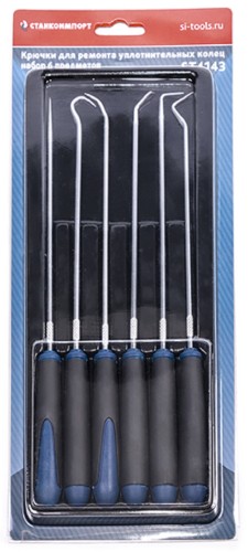 Набор крючков СТАНКОИМПОРТ ST4143 для демонтажа уплотнительных колец 6 пр - изображение 3