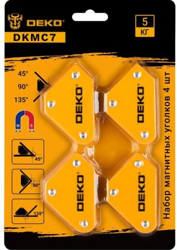 Набор магнитных уголков DEKO DKMC7 4 шт. 065-0646