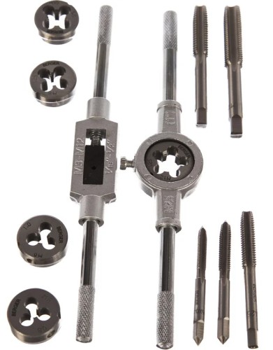 Набор метчиков и плашек BERGER BG12TDS 12 пр.