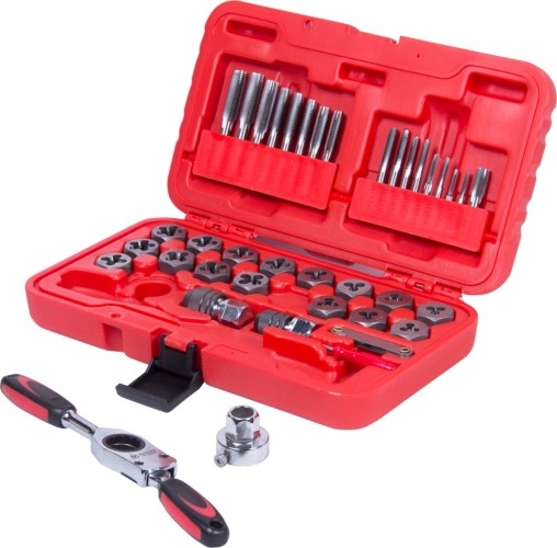 Набор метчиков и плашек МАСТАК 40 предметов 351-00040C 351-00040C