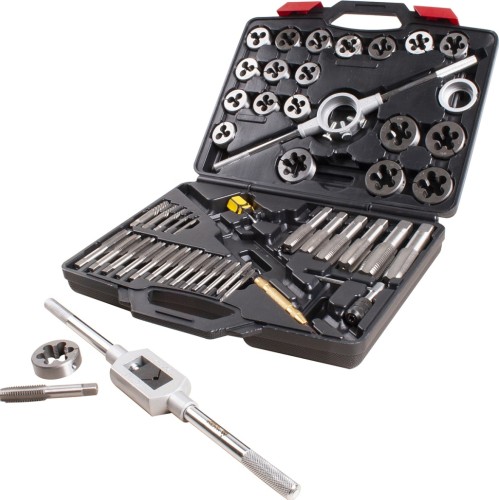 Набор метчиков и плашек МАСТАК 51 предмет 351-10051C 351-10051C - изображение 2