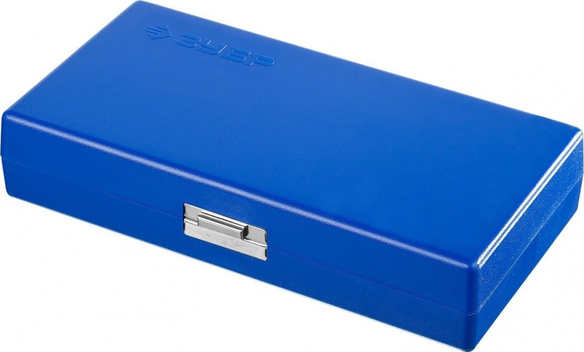 Набор метчиков и плашек ЗУБР МАСТЕР 18 предметов, в пластиковом боксе, сталь 9хс 28120-H18 - изображение 3