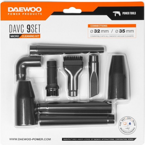 Набор микронасадок для пылесоса DAEWOO DAVC 9 SET