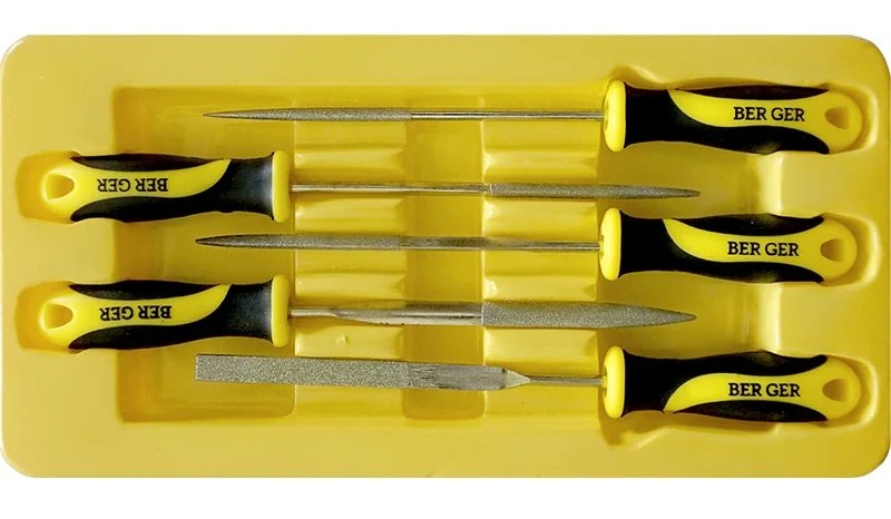 Набор надфилей BERGER BG1148 с алмазным напылением 5 пр. - изображение 2