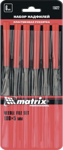 Набор надфилей MATRIX 6 предметов 15822 15822
