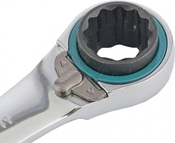 Набор накидных ключей GROSS 8-19 мм с трещоткой многоразмерные, 2 шт 14893 - изображение 2