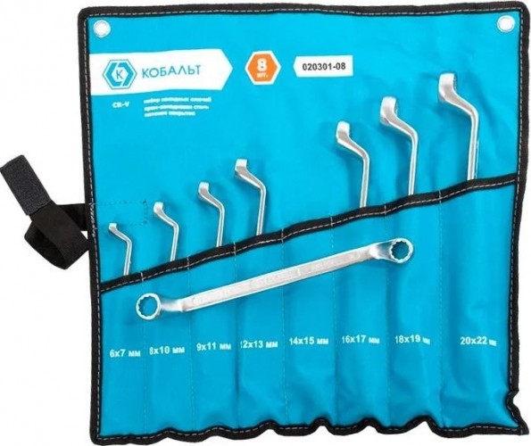 Набор накидных ключей Кобальт 020301-08