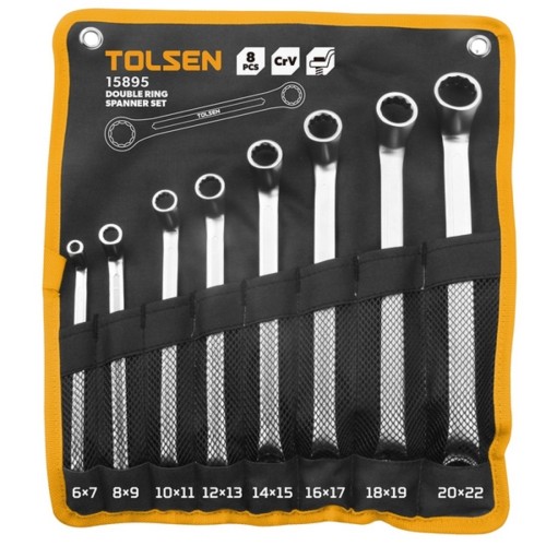 Набор накидных ключей TOLSEN TT15895 6-22 мм, 8 пр.