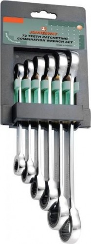 Набор накидных трещоточных ключей JONNESWAY W68106S 8-19 мм, 6 предметов 048894