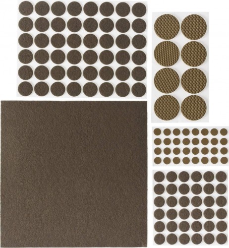 Набор накладок самоклеящихся STAYER COMFORT на мебельные ножки, 125 шт, коричневые 40916-H125 - изображение 2