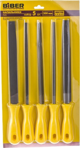 Набор напильников Biber Мастер 85306 5шт. 200мм тов-141920