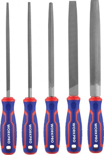 Набор напильников WORKPRO WP201701 200мм 5шт. - изображение 2