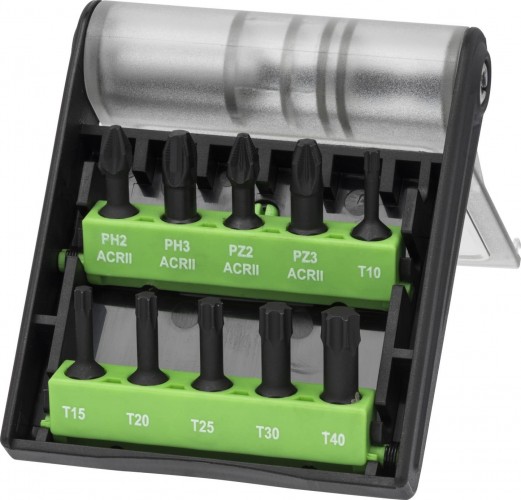 Набор насадок D.BOR IMPACT 11 предметов + магнитный держатель torsion 60 мм (арт. d-set-11 D14-DSET11C1IMP - изображение 2