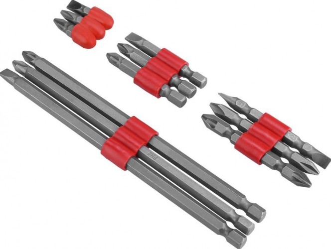 Набор насадок DEKO BS12 бит (12 шт.) 065-0695 - изображение 3