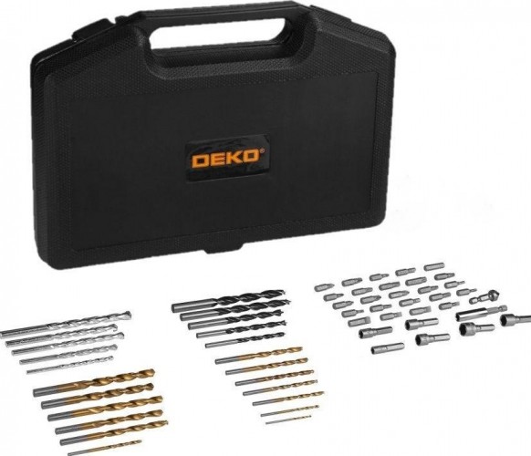 Набор насадок DEKO DKMT55 универсальный оснастки и аксессуаров (55 шт.) 065-0316 - изображение 2