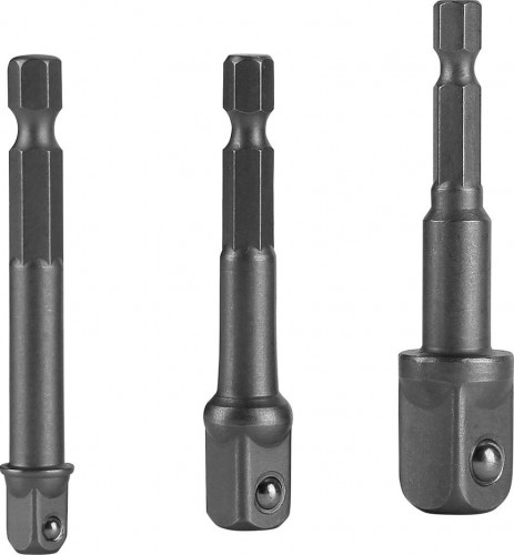 Набор насадок DEKO из 3 адаптеров под биты DEKO 065-0762