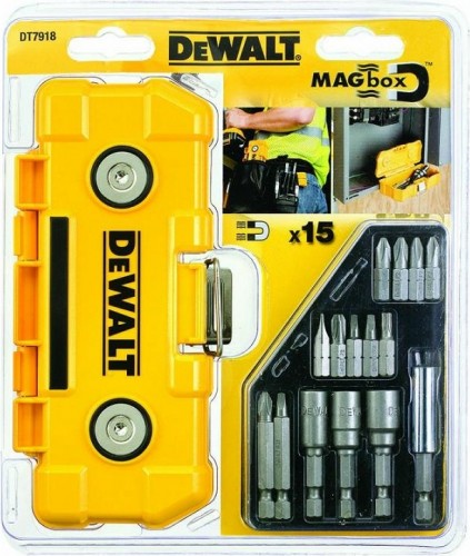 Набор насадок DeWALT MAGBOX 15шт Extreme DT 7918-QZ DT7918-QZ