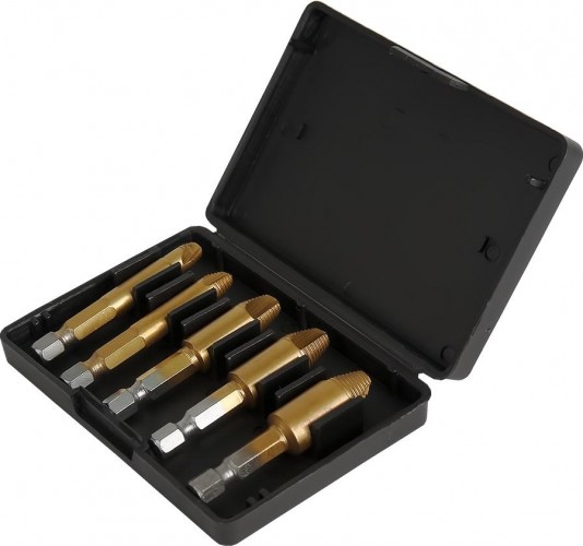 Набор насадок для извлечения саморезов  ПРАКТИКА 5 шт. Профи 775-495