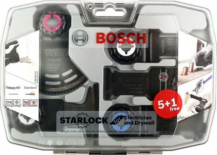 Набор насадок для МФИ BOSCH RB-6ER SET 6шт. 2608664622