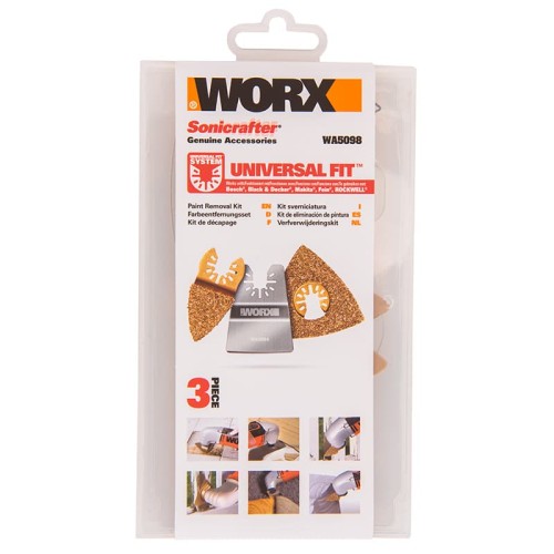 Набор насадок для МФИ Worx WA5098 для удаления краски (3шт) - изображение 3