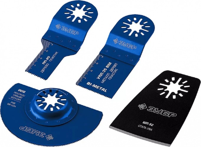 Набор насадок для реноватора ЗУБР ПРОФЕССИОНАЛ 4 пр 15572