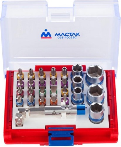 Набор насадок МАСТАК 28 предметов 058-10028C 058-10028C - изображение 2