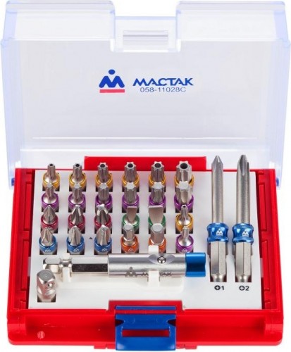 Набор насадок МАСТАК 28 предметов 058-11028C 058-11028C - изображение 2