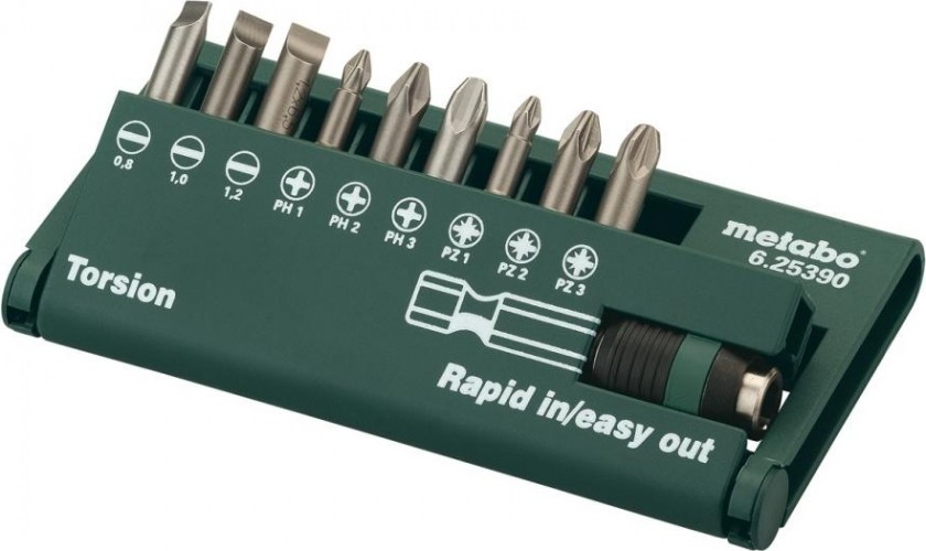 Набор насадок METABO 10 предметов 625390000